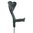 Black Crutch with Armrest Par