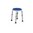 Round shower bench