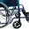 Rental Wheelchair 46 cm Steel Blue